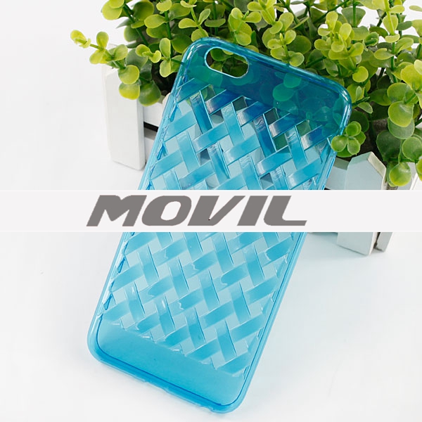 NP-1906 Transparente tpu funda para iPhone  6-0